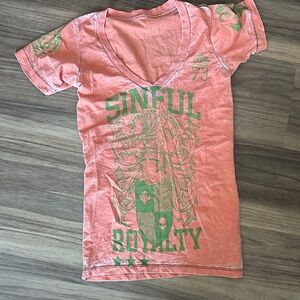 Womens Sinful Shirt like new